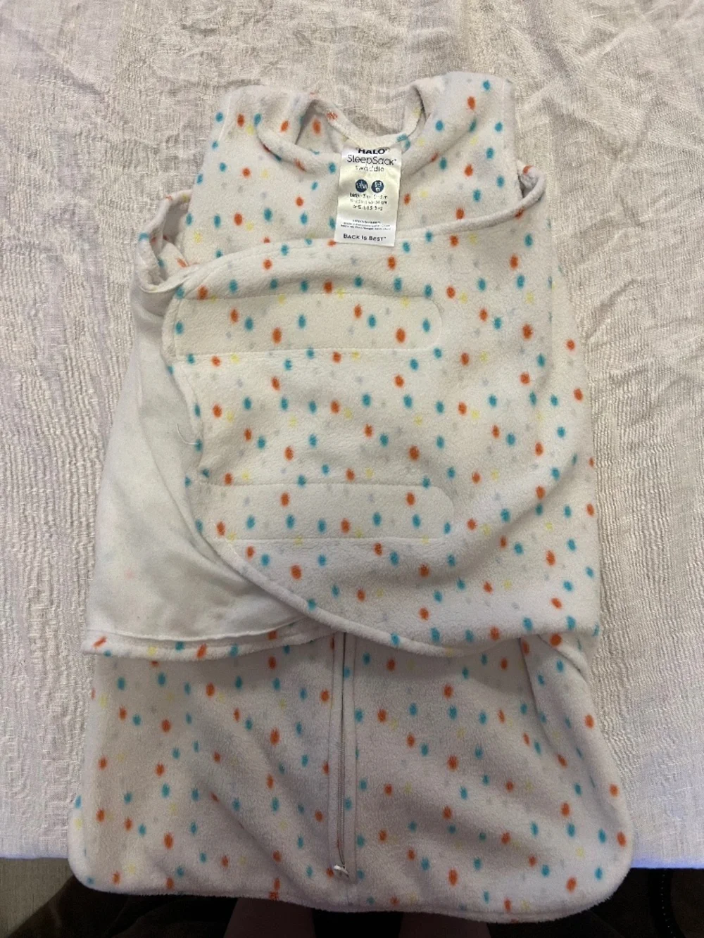 Halo fleece 0-3M sleep swaddle